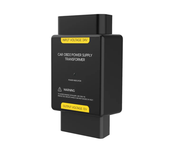 adaptateur AUTOOL 12/24V convertisseur alimentation OBD2 poids lourds